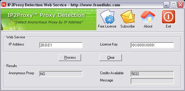 IP2Proxy Anonymous Proxy Detection software